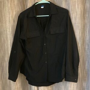 Black Button-Up Shirt